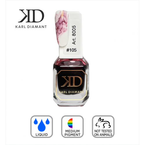 Nail Art Aquarell "Karl Diamant" # 105